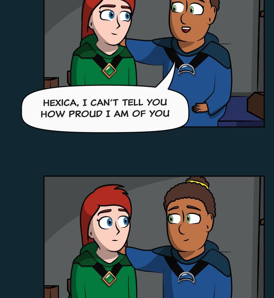 Hexica Spellfire - Episode 22, Page 1: Chapter22 - Breaking Through