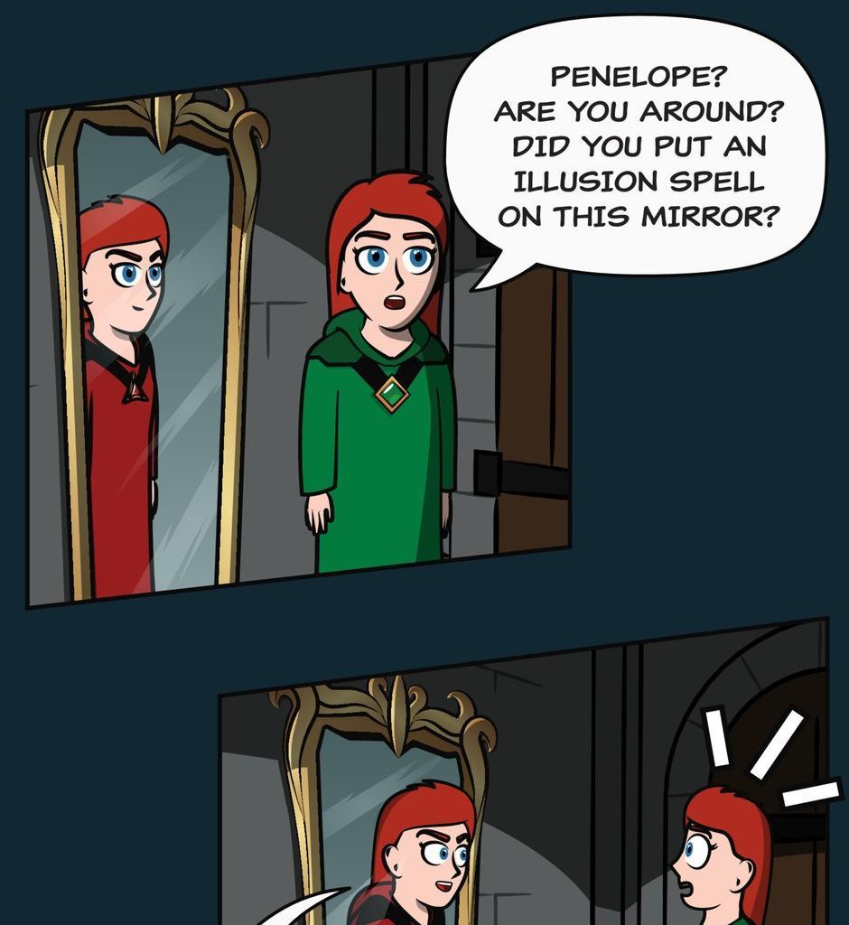 Hexica Spellfire - Episode 23, Page 1: Chapter23 - Backwards...