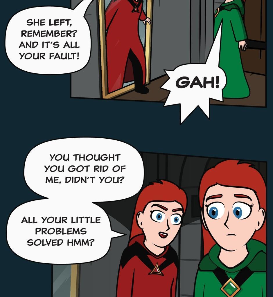 Hexica Spellfire - Episode 23, Page 1: Chapter23 - Backwards...