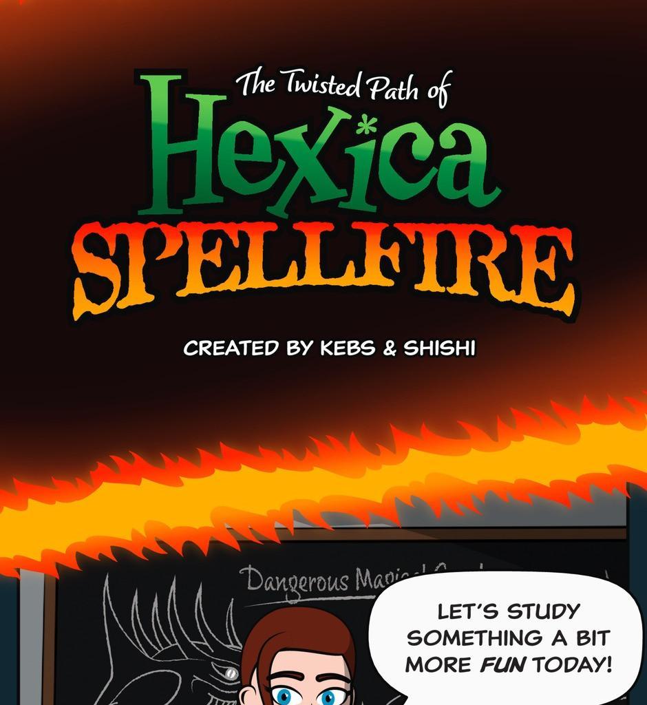 Hexica Spellfire - Episode 23, Page 1: Chapter23 - Backwards...