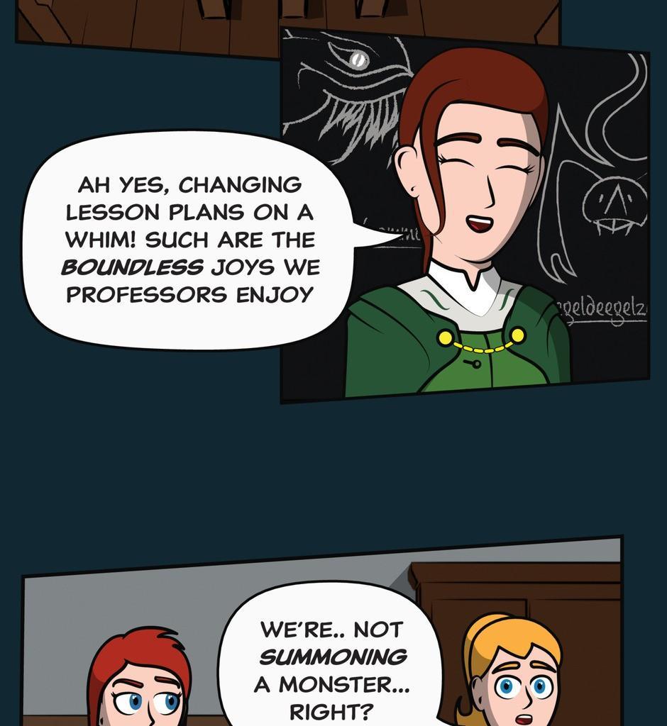 Hexica Spellfire - Episode 23, Page 1: Chapter23 - Backwards...