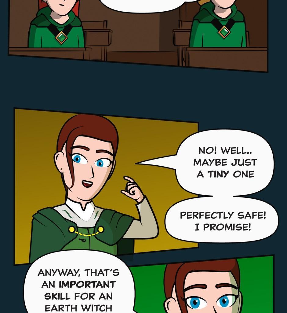 Hexica Spellfire - Episode 23, Page 1: Chapter23 - Backwards...