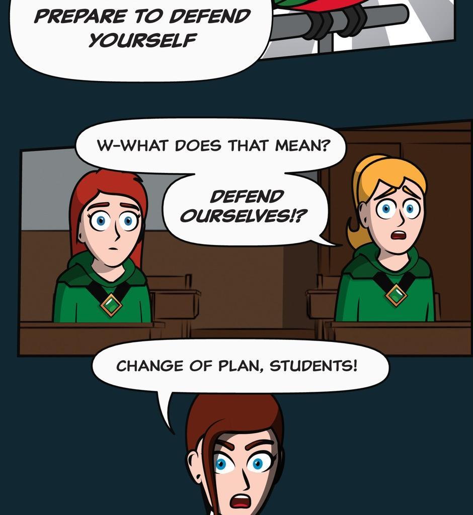 Hexica Spellfire - Episode 23, Page 1: Chapter23 - Backwards...