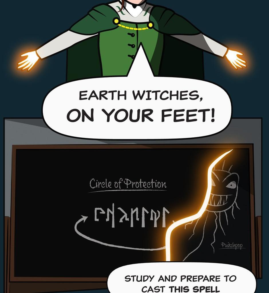 Hexica Spellfire - Episode 23, Page 1: Chapter23 - Backwards...
