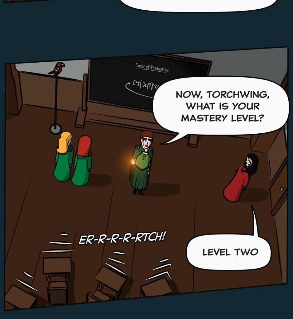 Hexica Spellfire - Episode 23, Page 1: Chapter23 - Backwards...