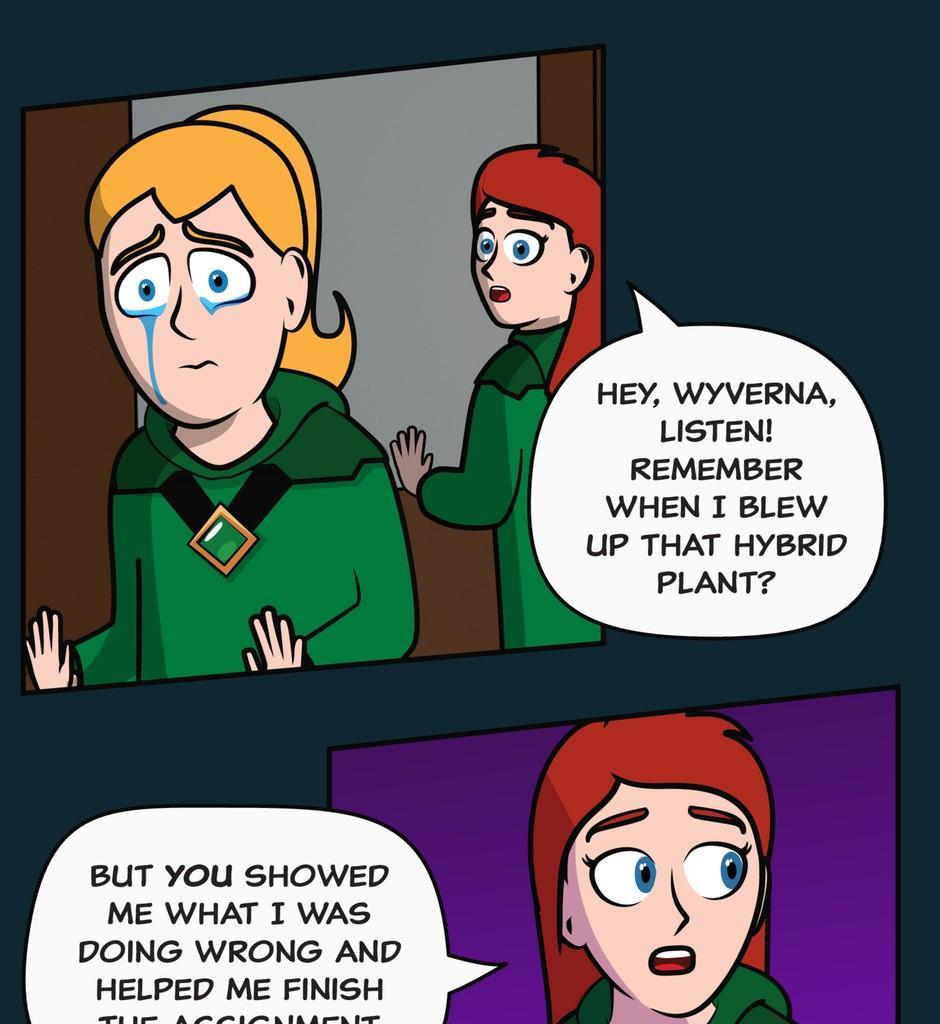 Hexica Spellfire - Episode 23, Page 1: Chapter23 - Backwards...
