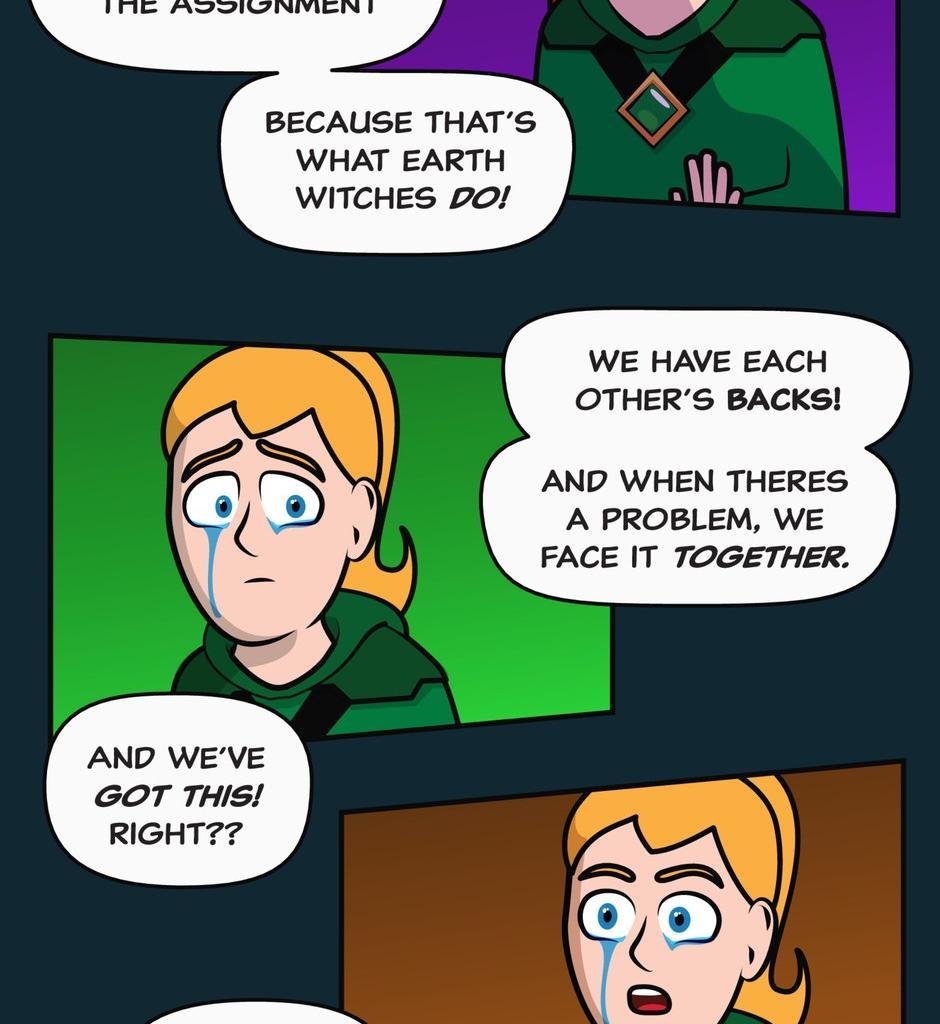 Hexica Spellfire - Episode 23, Page 1: Chapter23 - Backwards...