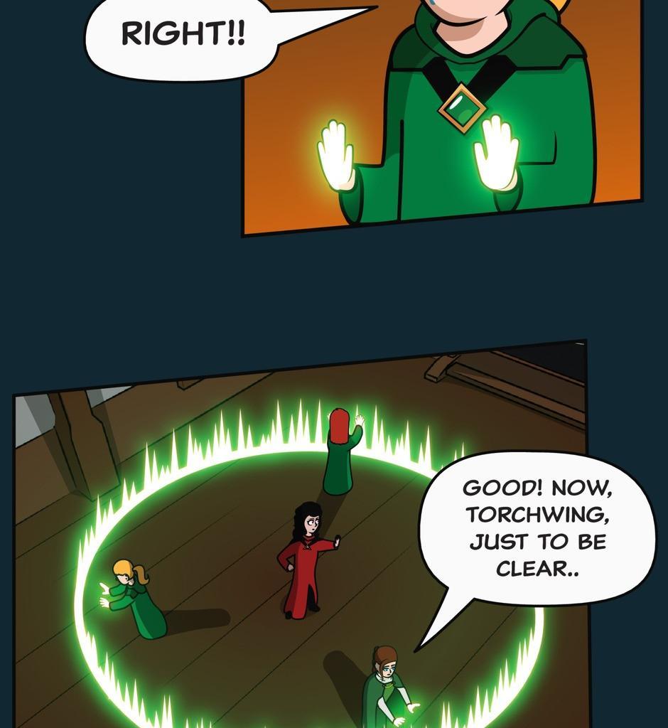 Hexica Spellfire - Episode 23, Page 1: Chapter23 - Backwards...