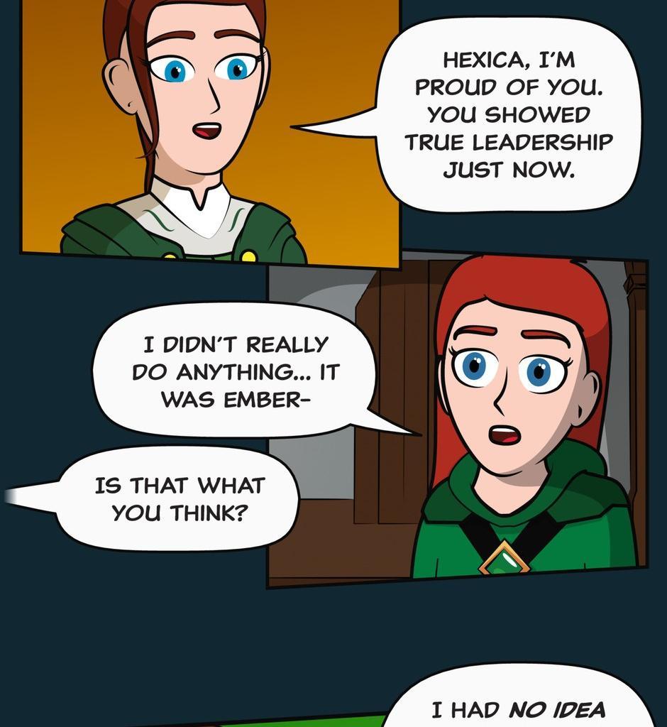 Hexica Spellfire - Episode 24, Page 1: Chapter24 - ...But Not Upside Down