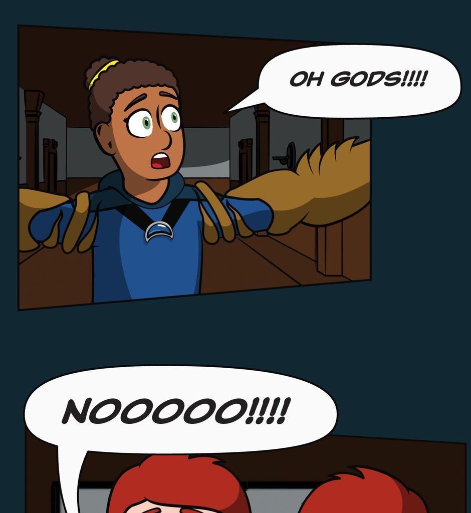 Hexica Spellfire - Episode 24, Page 1: Chapter24 - ...But Not Upside Down