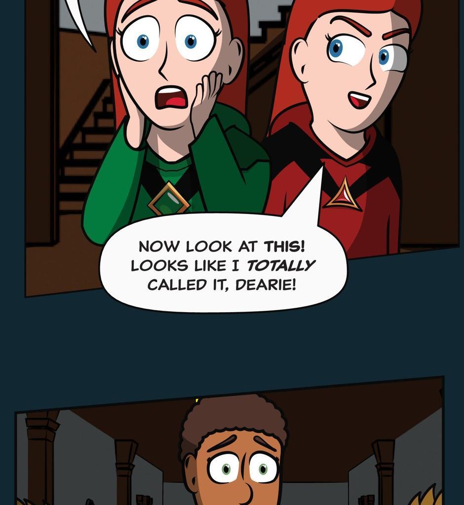 Hexica Spellfire - Episode 24, Page 1: Chapter24 - ...But Not Upside Down