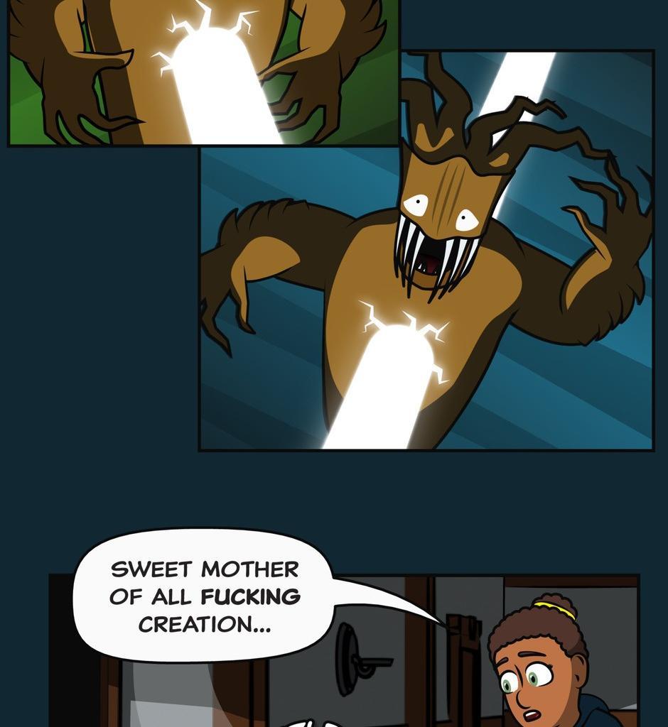 Hexica Spellfire - Episode 24, Page 1: Chapter24 - ...But Not Upside Down