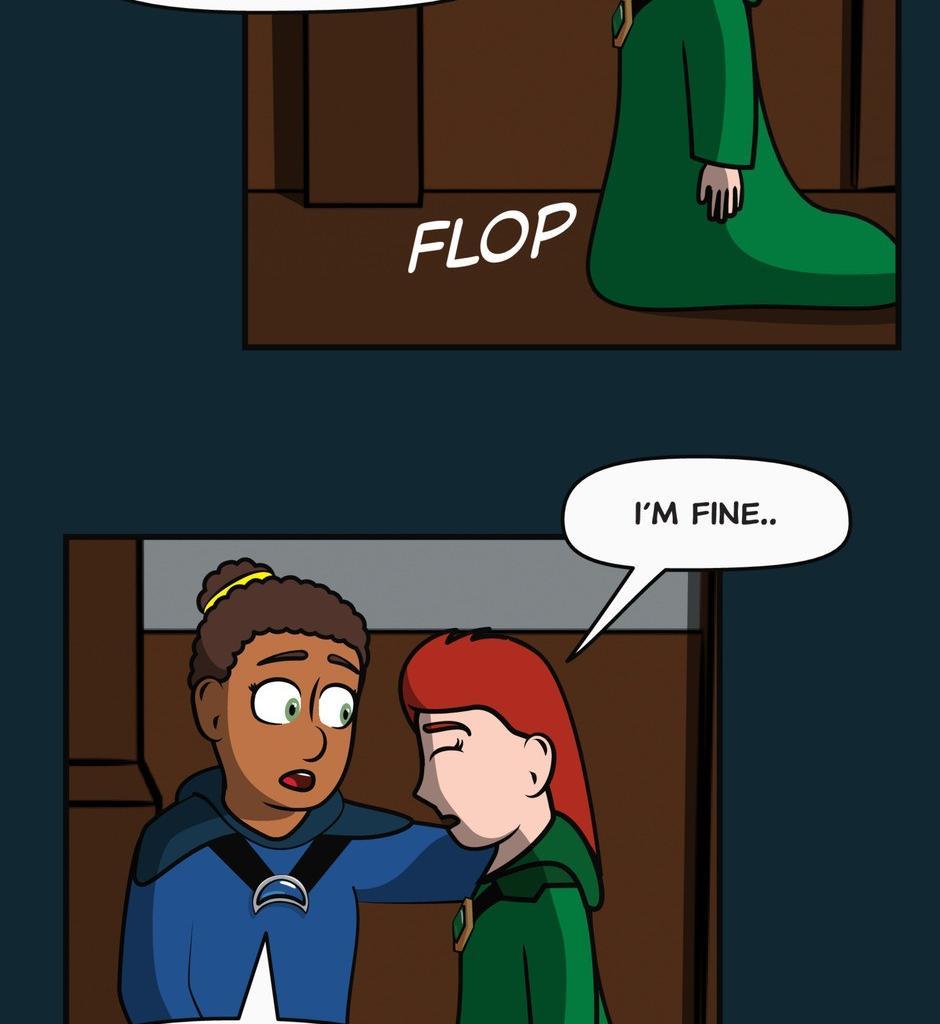 Hexica Spellfire - Episode 24, Page 1: Chapter24 - ...But Not Upside Down