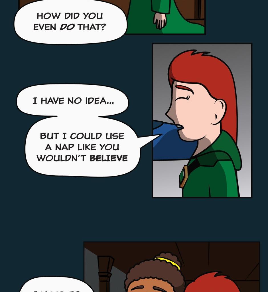 Hexica Spellfire - Episode 24, Page 1: Chapter24 - ...But Not Upside Down
