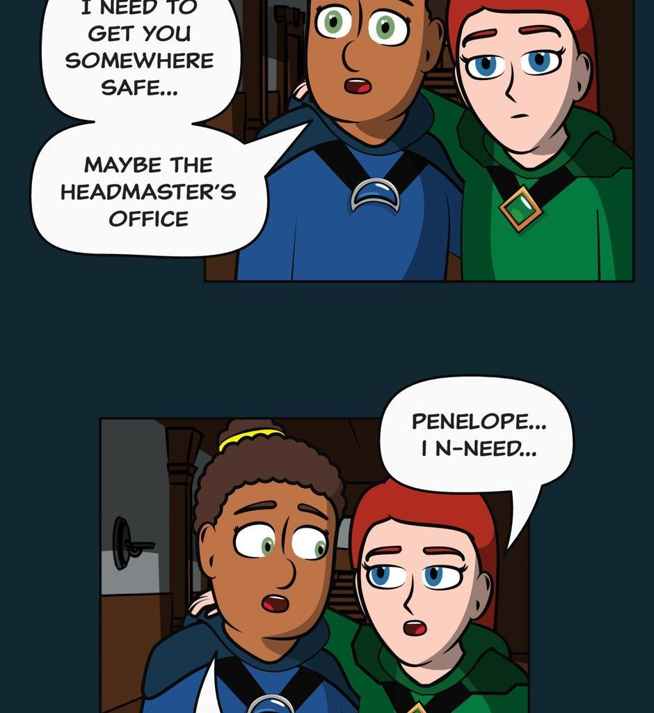 Hexica Spellfire - Episode 24, Page 1: Chapter24 - ...But Not Upside Down