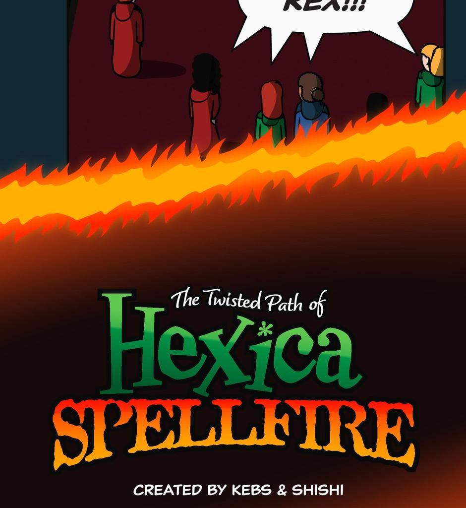 Hexica Spellfire - Episode 25, Page 1: Chapter25 - Stuck Between a Rock and a Frying Pan