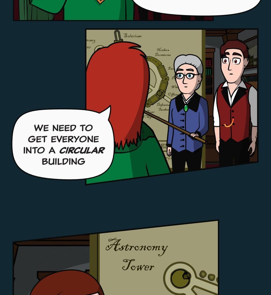 Hexica Spellfire - Episode 25, Page 1: Chapter25 - Stuck Between a Rock and a Frying Pan