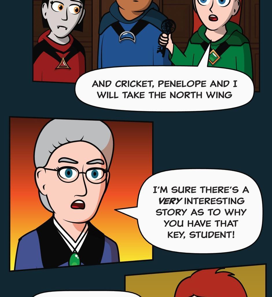 Hexica Spellfire - Episode 25, Page 1: Chapter25 - Stuck Between a Rock and a Frying Pan
