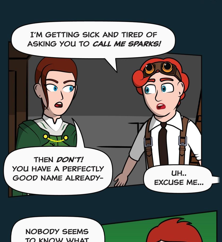 Hexica Spellfire - Episode 25, Page 1: Chapter25 - Stuck Between a Rock and a Frying Pan