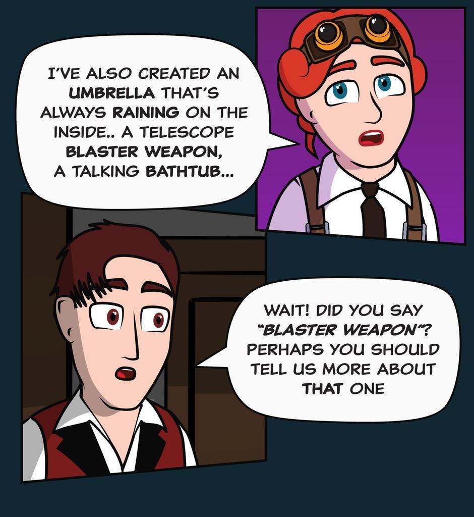 Hexica Spellfire - Episode 25, Page 1: Chapter25 - Stuck Between a Rock and a Frying Pan