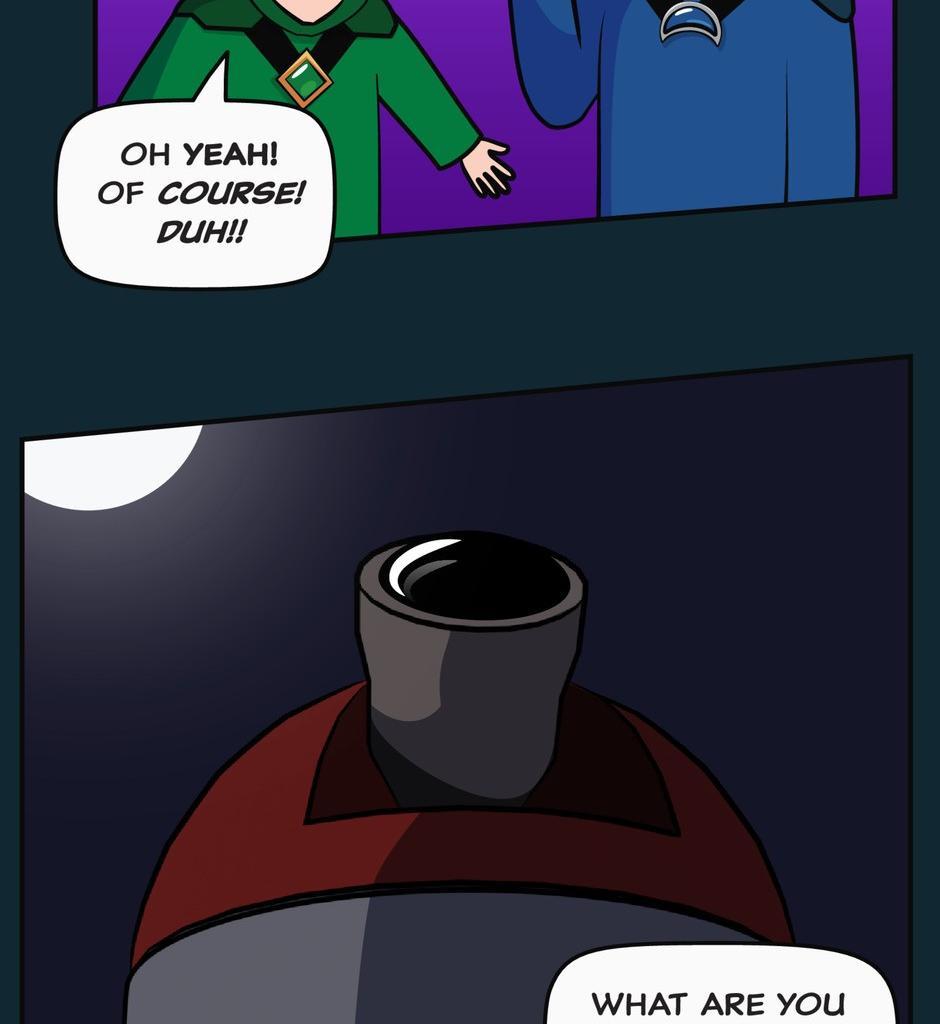 Hexica Spellfire - Episode 25, Page 1: Chapter25 - Stuck Between a Rock and a Frying Pan