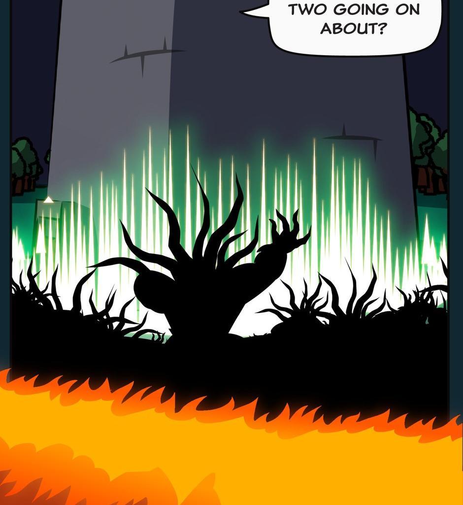 Hexica Spellfire - Episode 25, Page 1: Chapter25 - Stuck Between a Rock and a Frying Pan