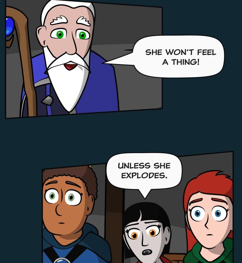 Hexica Spellfire - Episode 26, Page 1: Chapter26 - Blowing Up All Expectations