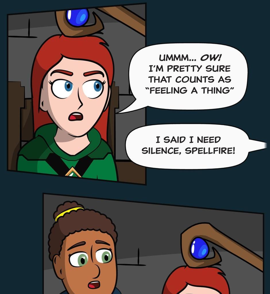 Hexica Spellfire - Episode 26, Page 1: Chapter26 - Blowing Up All Expectations