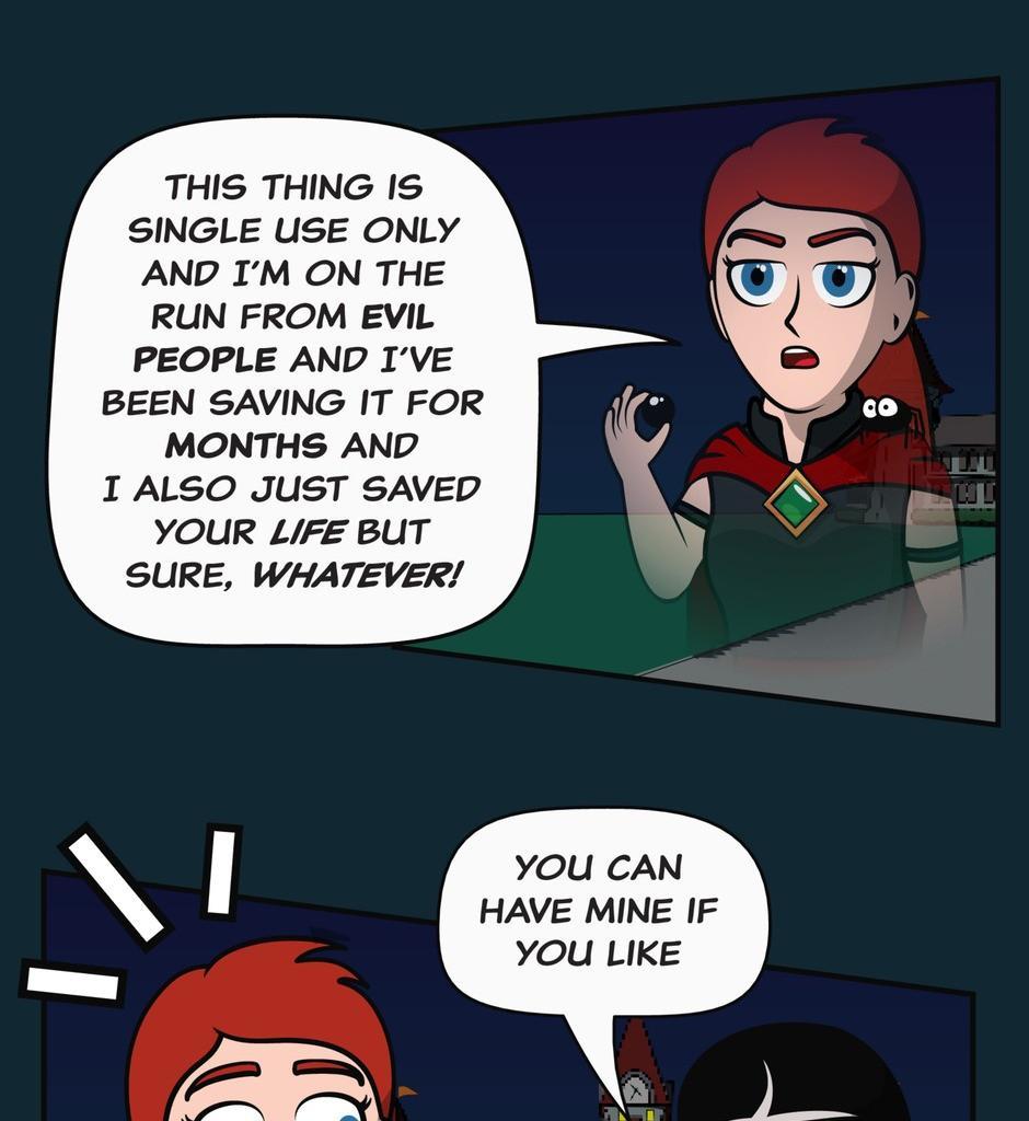 Hexica Spellfire - Episode 28, Page 1: Chapter28 - A Single Step