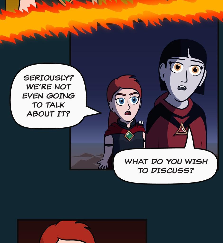 Hexica Spellfire - Episode 28, Page 1: Chapter28 - A Single Step