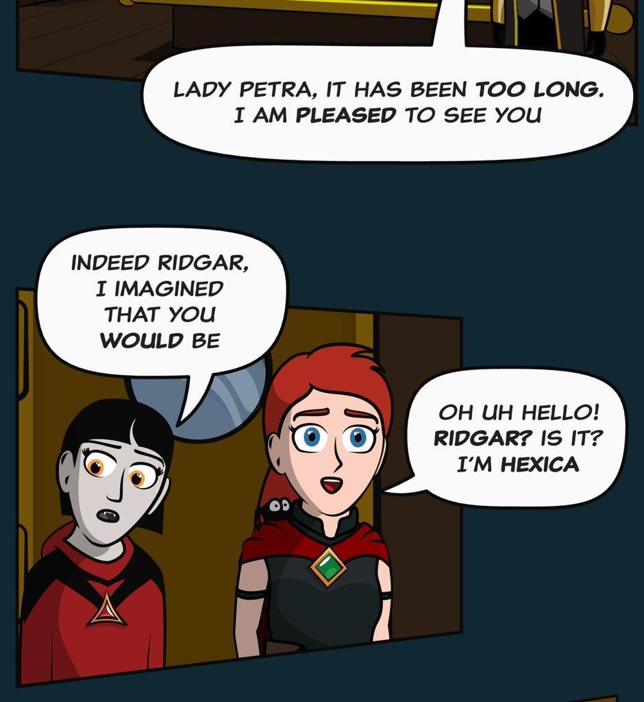 Hexica Spellfire - Episode 28, Page 1: Chapter28 - A Single Step