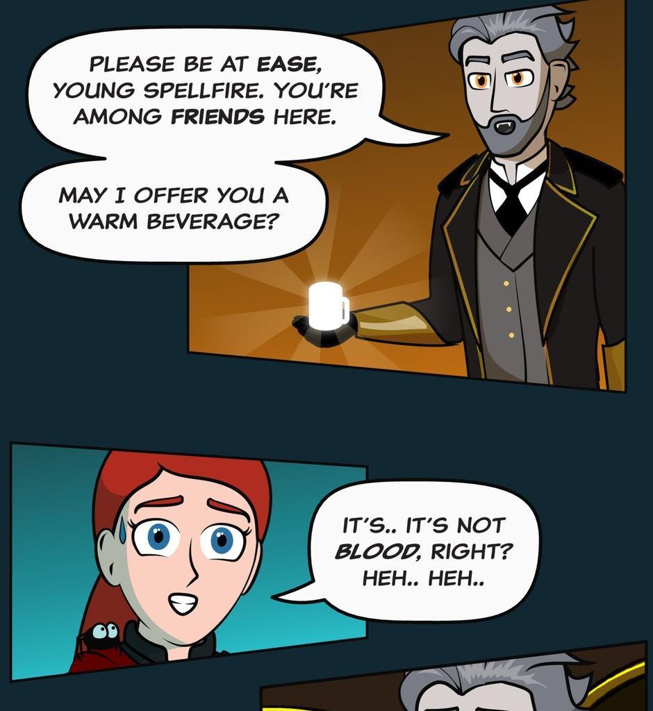 Hexica Spellfire - Episode 28, Page 1: Chapter28 - A Single Step