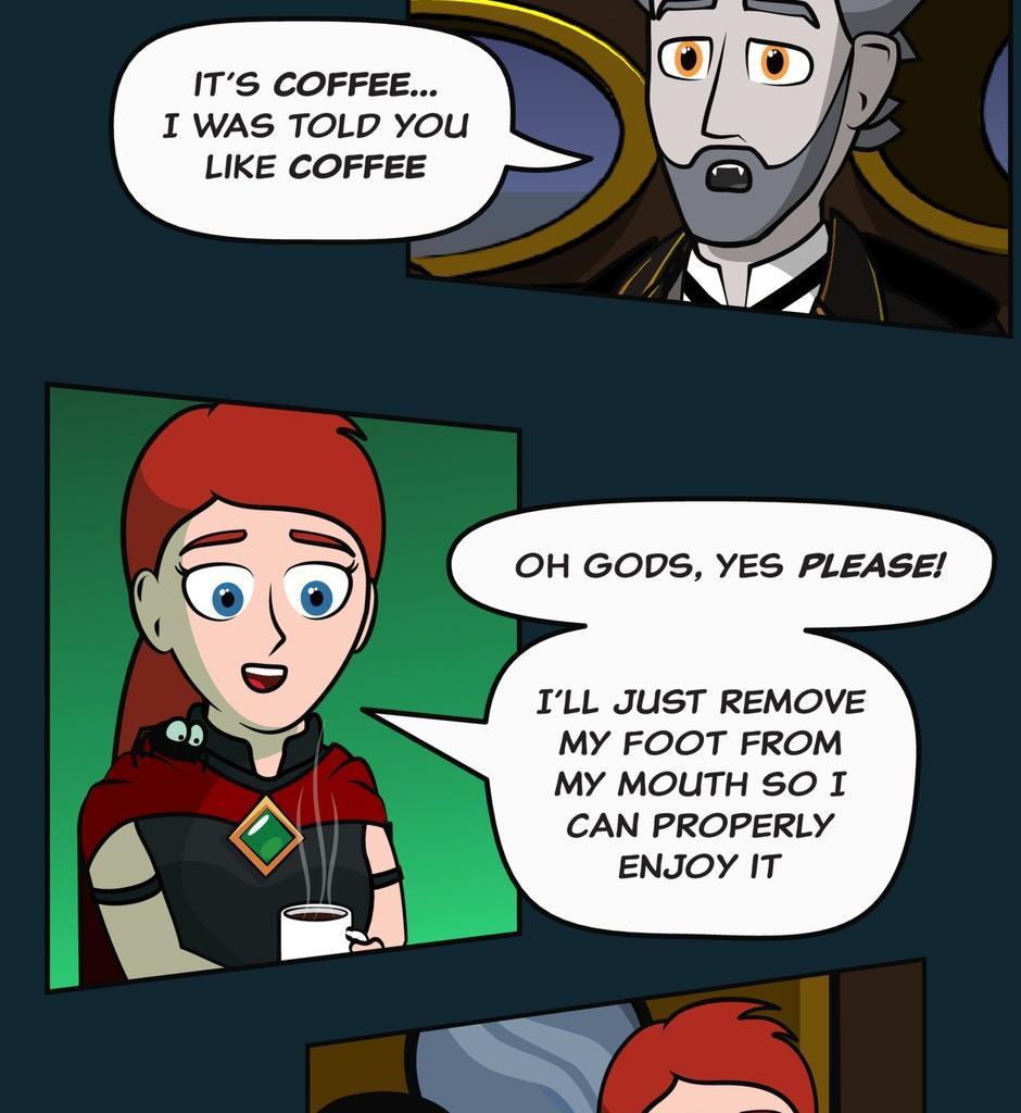 Hexica Spellfire - Episode 28, Page 1: Chapter28 - A Single Step