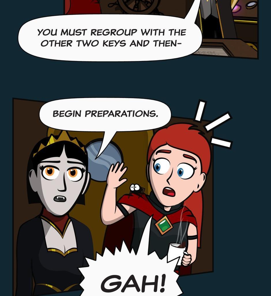 Hexica Spellfire - Episode 28, Page 1: Chapter28 - A Single Step