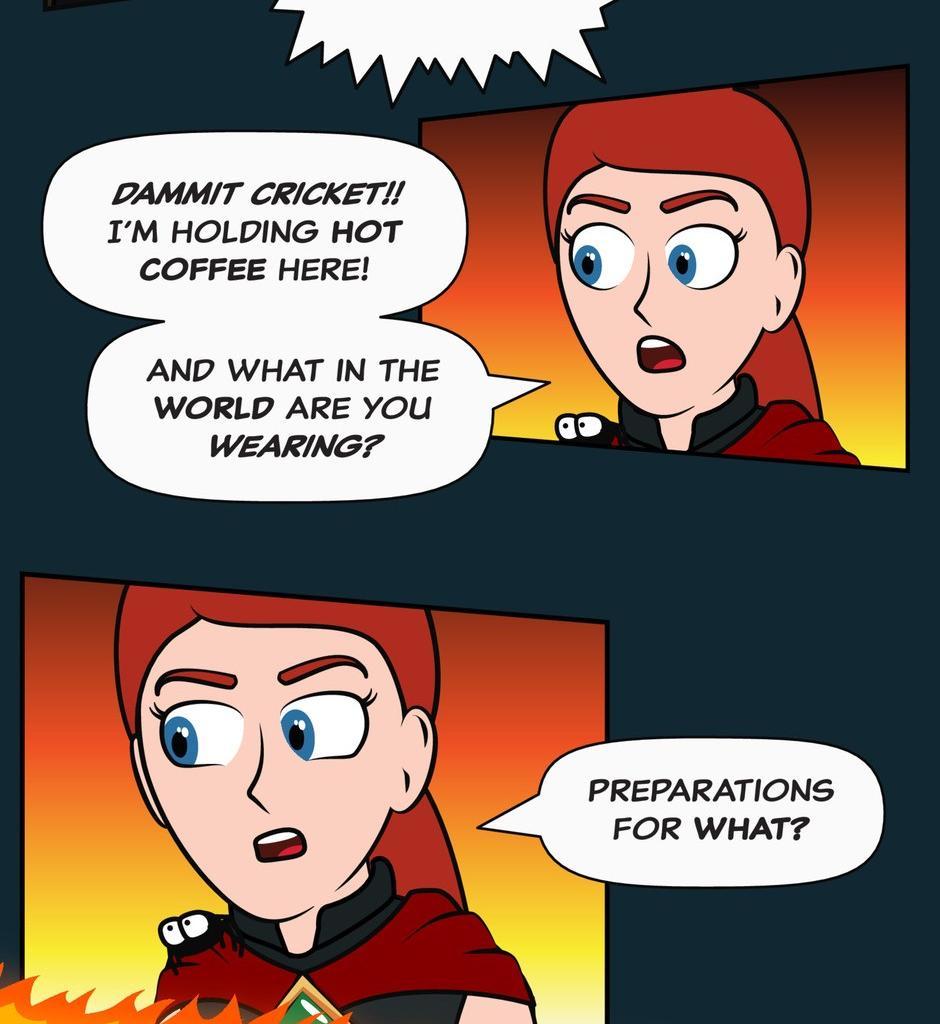 Hexica Spellfire - Episode 28, Page 1: Chapter28 - A Single Step