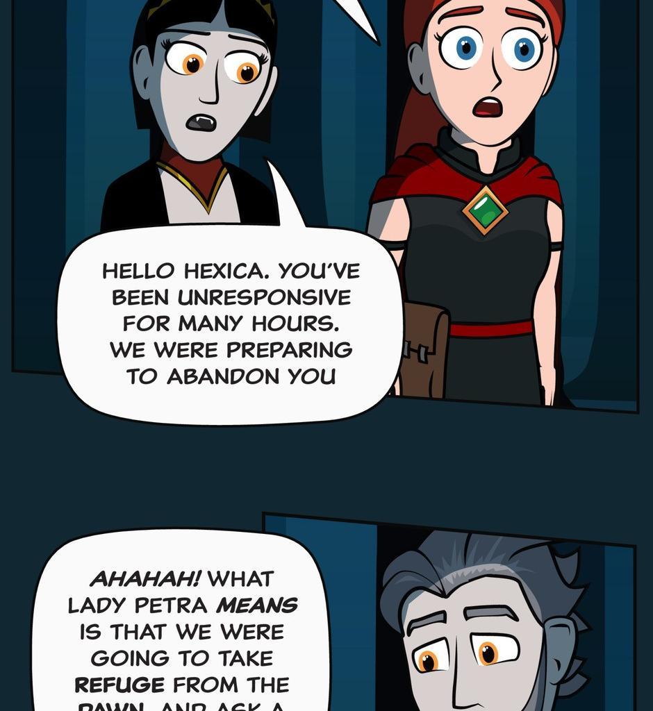 Hexica Spellfire - Episode 32, Page 1: Chapter32 - It Sure is Bright in Here