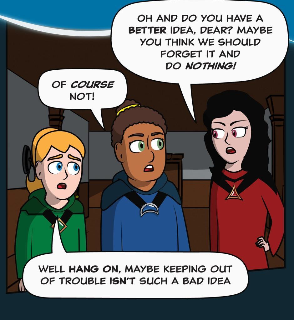 Hexica Spellfire - Episode 33, Page 1: Chapter33 - Waves Crashing Upon the Shore