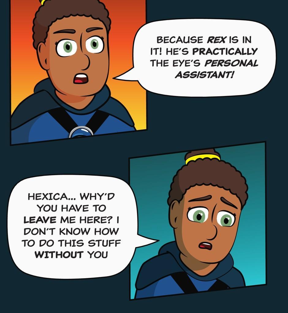 Hexica Spellfire - Episode 33, Page 1: Chapter33 - Waves Crashing Upon the Shore