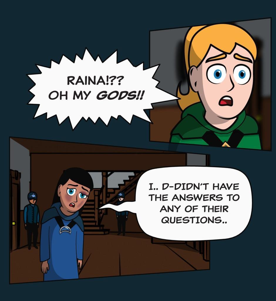 Hexica Spellfire - Episode 33, Page 1: Chapter33 - Waves Crashing Upon the Shore