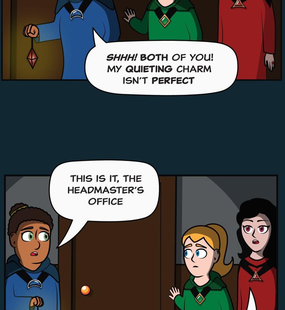 Hexica Spellfire - Episode 33, Page 1: Chapter33 - Waves Crashing Upon the Shore