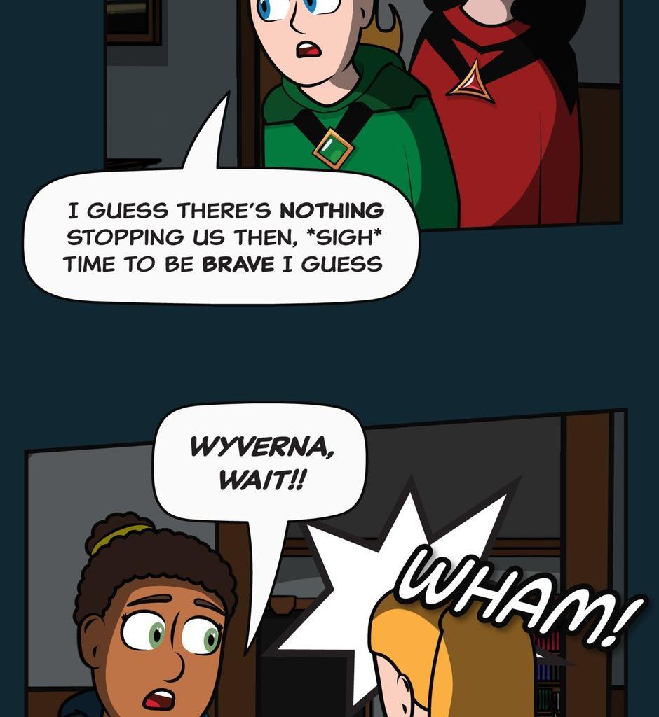 Hexica Spellfire - Episode 33, Page 1: Chapter33 - Waves Crashing Upon the Shore