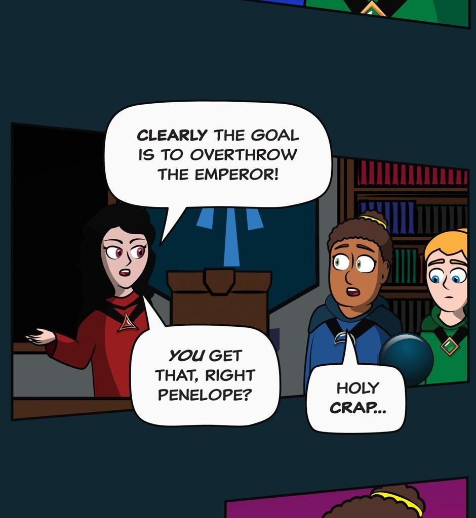 Hexica Spellfire - Episode 33, Page 1: Chapter33 - Waves Crashing Upon the Shore