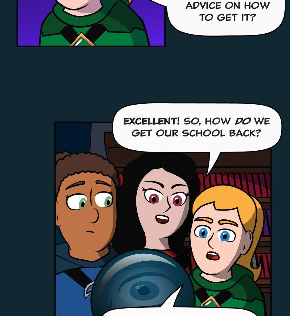 Hexica Spellfire - Episode 33, Page 1: Chapter33 - Waves Crashing Upon the Shore