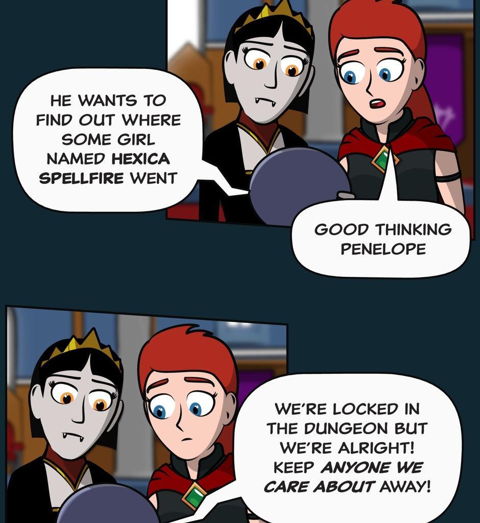 Hexica Spellfire - Episode 34, Page 1: Chapter34 - It's Quite Simple