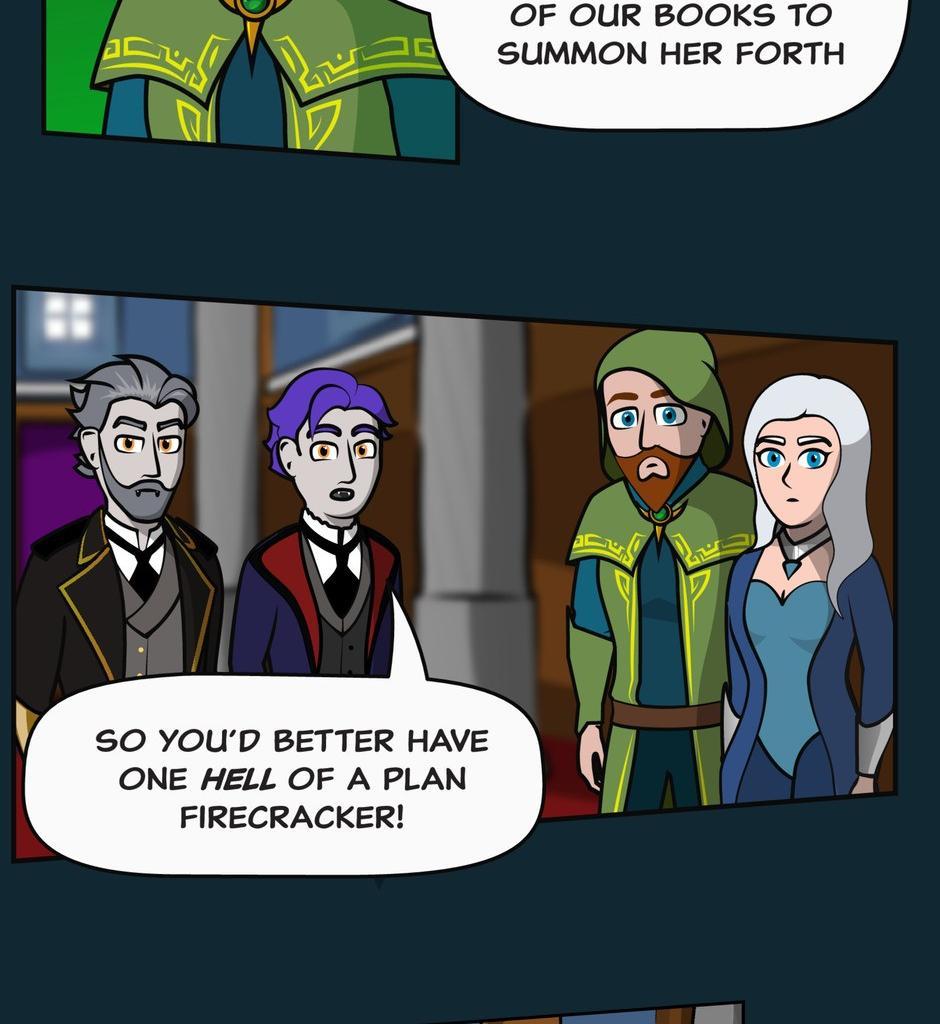 Hexica Spellfire - Episode 34, Page 1: Chapter34 - It's Quite Simple