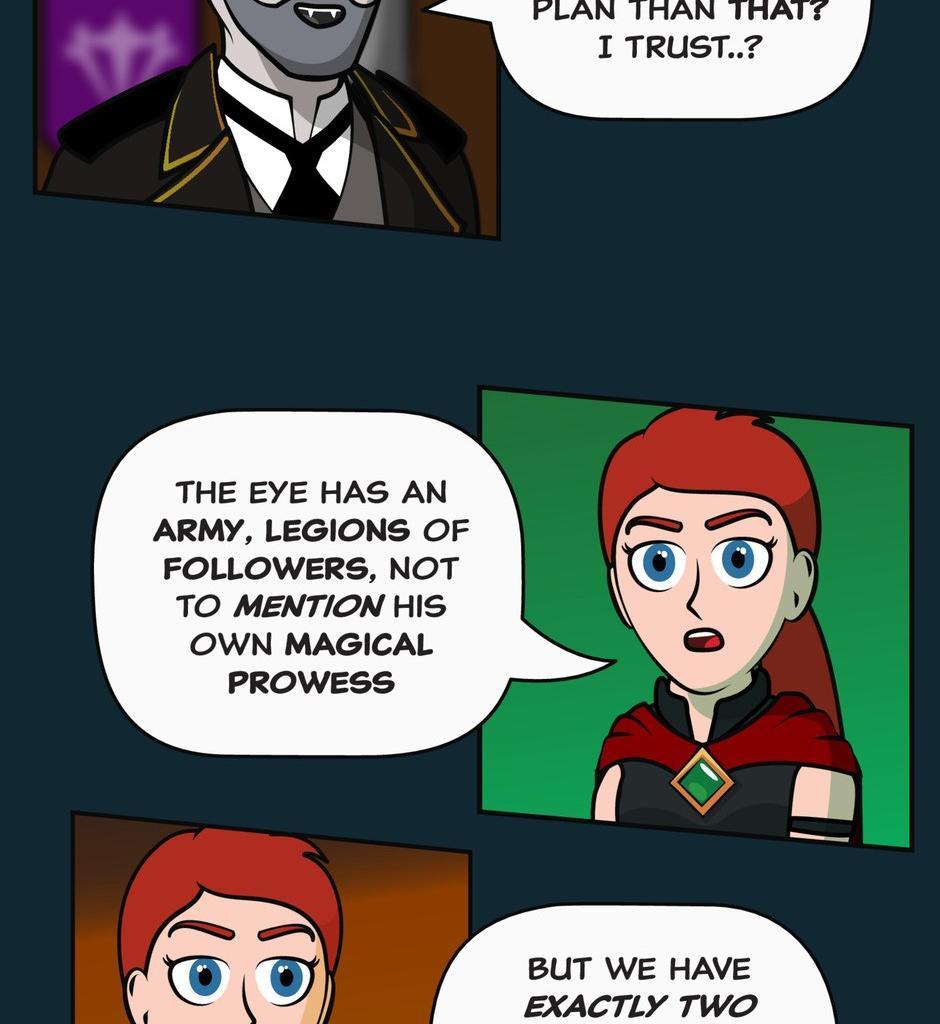 Hexica Spellfire - Episode 34, Page 1: Chapter34 - It's Quite Simple