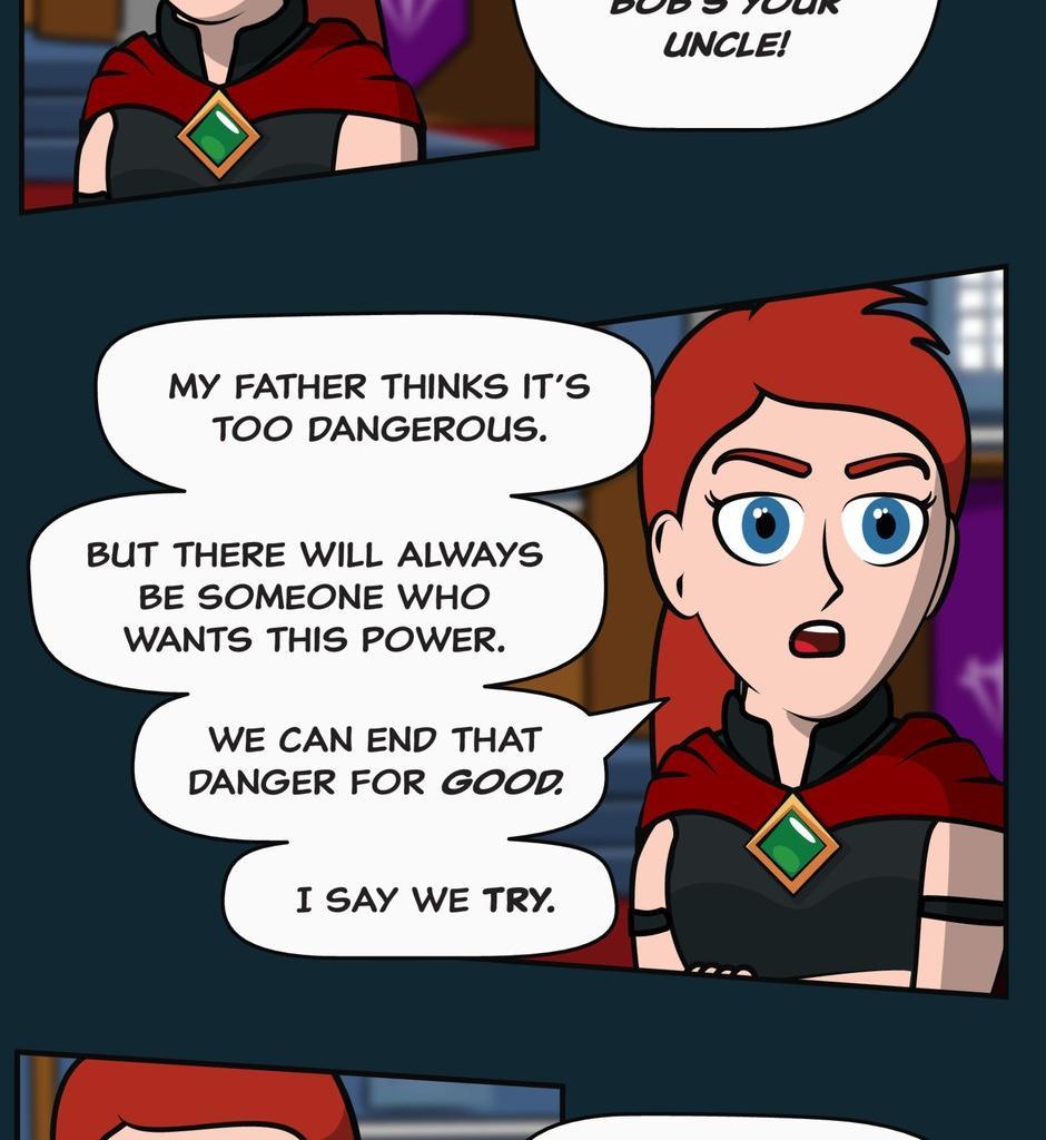 Hexica Spellfire - Episode 34, Page 1: Chapter34 - It's Quite Simple
