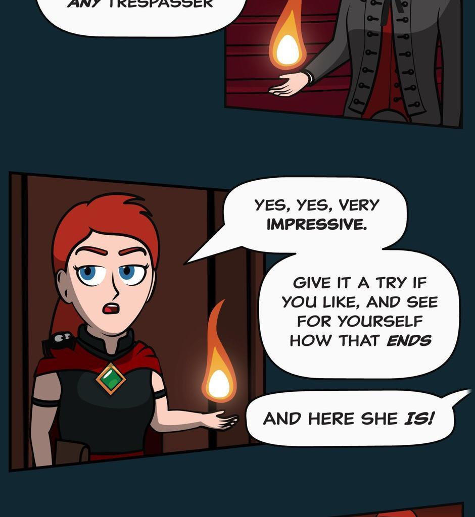Hexica Spellfire - Episode 35, Page 1: Chapter35 - Prodigal... Something