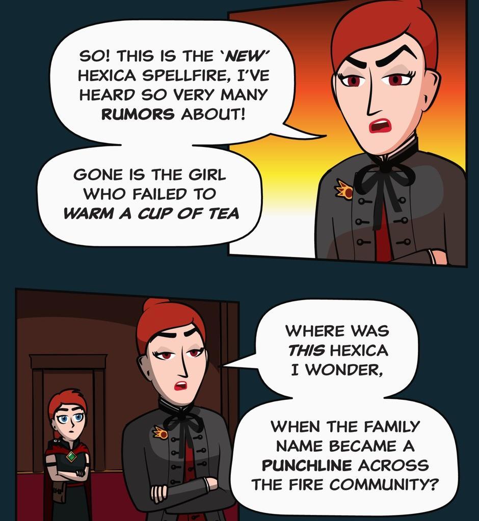 Hexica Spellfire - Episode 35, Page 1: Chapter35 - Prodigal... Something