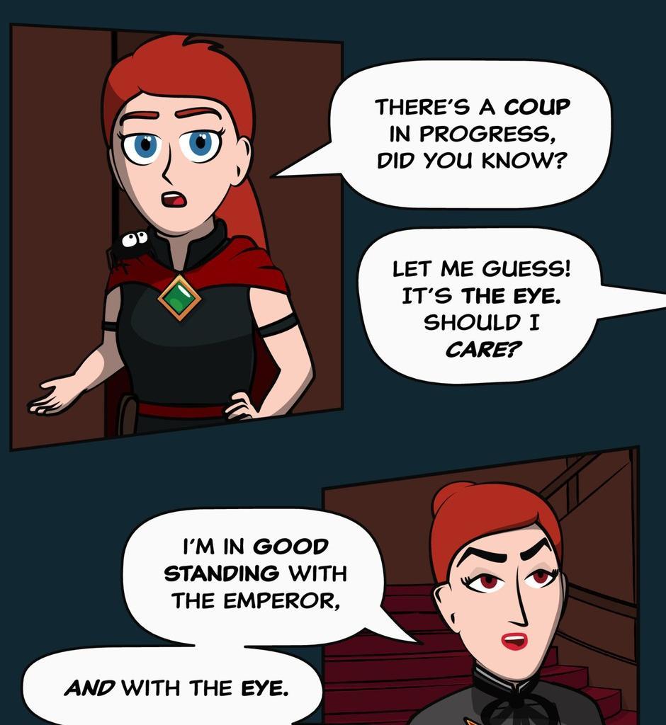 Hexica Spellfire - Episode 35, Page 1: Chapter35 - Prodigal... Something